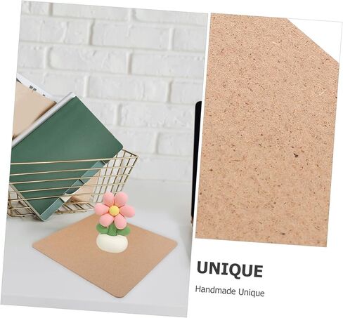 NUOBESTY 10pcs Wood Clay Board for Pottery Crafting Ultra-Lightweight Natural Wood Matting for Clay Making Art Projects and Creative Ceramics in Saudi Arabia