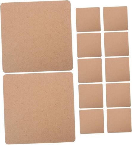 Homoyoyo 10pcs Wood Clay Board for Pottery Crafting Blank DIY Wedging Boards for Handmade Artwork Multi Use Design for Coloring and Painting for Creative Projects in Saudi Arabia