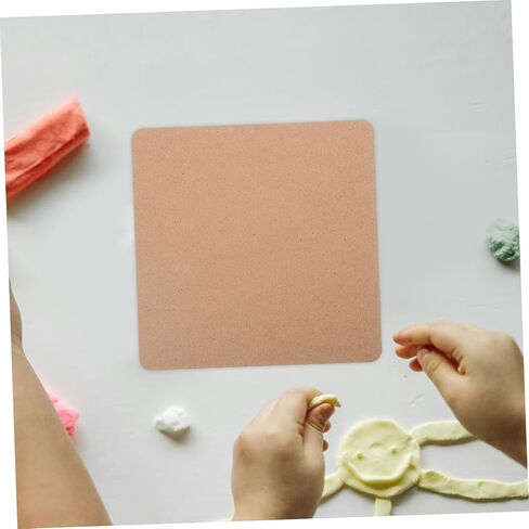 Homoyoyo 10pcs Wood Clay Board for Pottery Crafting Blank DIY Wedging Boards for Handmade Artwork Multi Use Design for Coloring and Painting for Creative Projects in Saudi Arabia