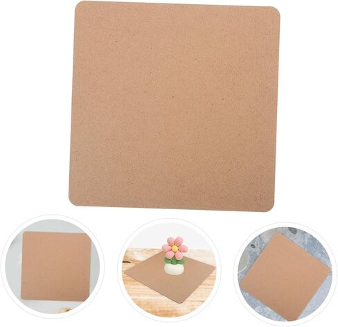 Homoyoyo 10pcs Wood Clay Board for Pottery Crafting Blank DIY Wedging Boards for Handmade Artwork Multi Use Design for Coloring and Painting for Creative Projects in Saudi Arabia