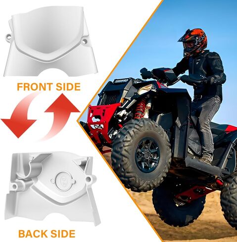 Engine Sprocket Chain Guard Cover Compatible with 70cc 90cc 110cc Sunl Taotao Roketa Coolster Kazuma Meerkat 50cc Quad Dirt Bike ATV, for Easy Installation (Silvery) in Saudi Arabia