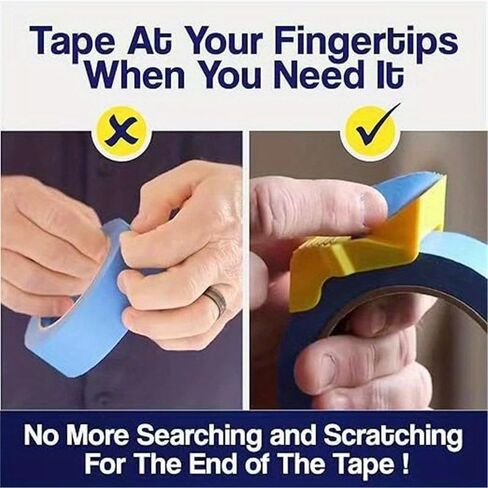 3PC One Set of Three Tape Tools: Packer, Divider and Cutter for Masking or Paper Tape to Boost Work Efficiency, 1Set in Saudi Arabia