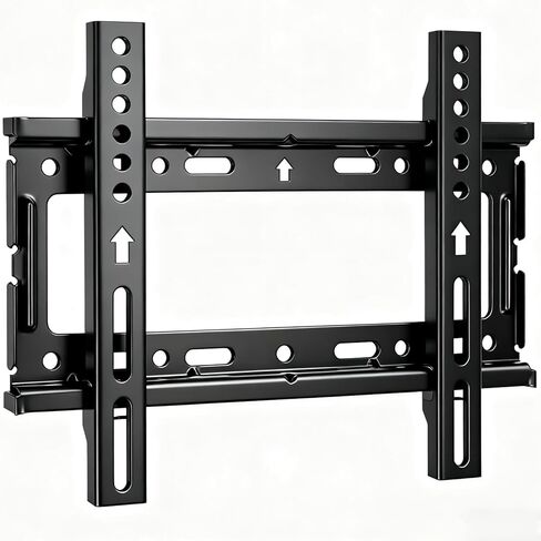 Alrhipvm TV Wall Mount Brackets Low Profile Fixed for 13-43 Inch LED, LCD TVs Flat Screen Up to 55lbs, Universal TV Monitor Mount Fits 8" Wood Studs VESA 200x200mm in Saudi Arabia