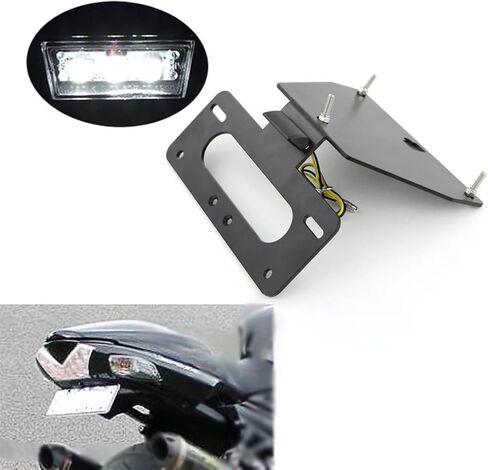 MAKUTU License Protector Bracket Motorcycle Tail Fender Eliminator License Plate Holder Plate for Kawasaki for Ninja ZX14R ZX14 R ZX 14R ZX 14 R ABS 2020-2024 2021 2022 2023 in Saudi Arabia