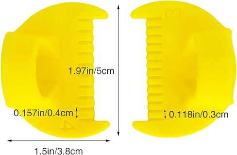 4PCS Edge Sewing lockranding Tool - Edge Stitch Lock and Sewing Gauge with Seam Guide Ruler - Essential Sewing Tools for Straight Stitching (4mm) in Saudi Arabia