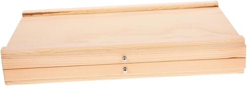 Zerodeko Wooden Art Marker Pen Storage Box with Portable Artist Toolbox for Sketching Pens and Painting Supplies Wood Organizer for Students and Outdoor Use in Saudi Arabia