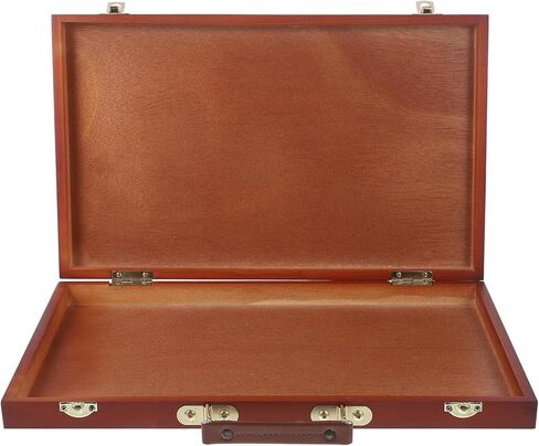 VILLCASE Wooden Pigment Box Portable Painting Pen Case Compact Art Supply Storage with Leak-resistant Design Multi-function Paint Box for Artists and Daily Use in Saudi Arabia