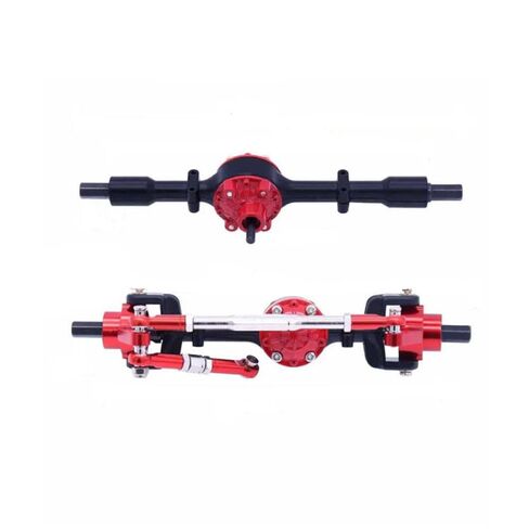 أجزاء ترقية عمود المحور الأمامي من Metal Gear متوافقة مع 1/16 C14 C24 C34 C44 B14 B24 4WD 6WD RC Car (المحور الأمامي الفضي) in Saudi Arabia