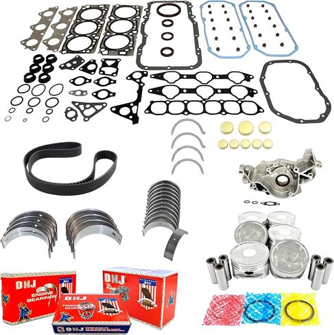 DNJ EK131M Master Engine Rebuild Kit for 1999-2005 Chrysler, Dodge, Mitsubishi Eclipse, Galant, Sebring 3.0L V6 24V SOHC 2972cc in Saudi Arabia