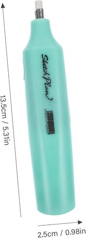 jojofuny Portable Electric Eraser for Students Sketching and Drawing Compact and Quiet School Stationery Battery Operated Decorative Eraser for Art and Office Use Green in Saudi Arabia