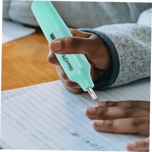 jojofuny Portable Electric Eraser for Students Sketching and Drawing Compact and Quiet School Stationery Battery Operated Decorative Eraser for Art and Office Use Green in Saudi Arabia