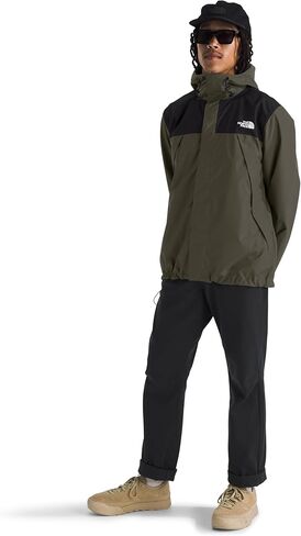 THE NORTH FACE Men's Antora Waterproof Jacket (Standard and Big Size), Optic Emerald Generative Camo Print, XX-Large in Saudi Arabia