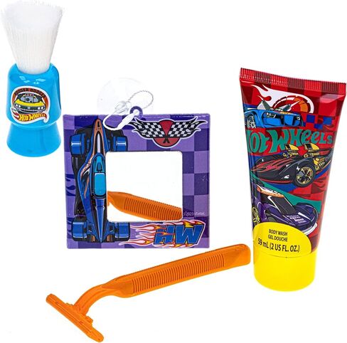 Hot Wheels My First Shaving Kit, Little Boy Pretend Shave Kit, Fake Toy Razor, Safe for Kids Ages 3+ in Saudi Arabia