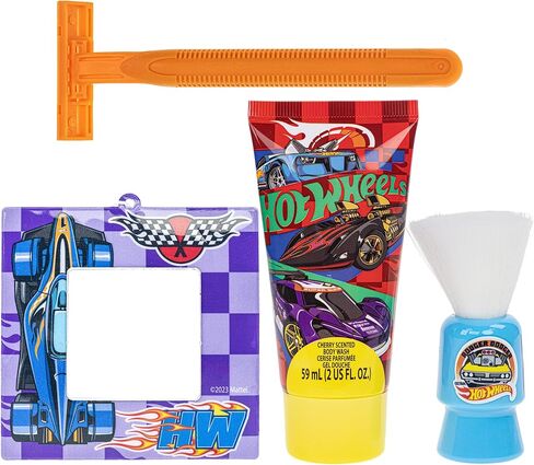 Hot Wheels My First Shaving Kit, Little Boy Pretend Shave Kit, Fake Toy Razor, Safe for Kids Ages 3+ in Saudi Arabia