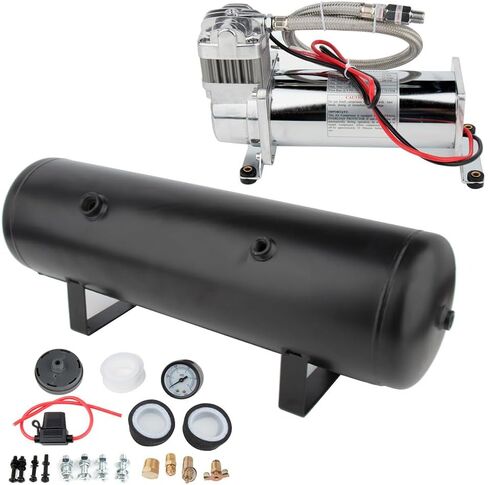 STAYTOP 3 Gallon Train Air Horn Tank with 200 PSI Air Compressor Onboard System Kit for Car Train Truck Horn in Saudi Arabia