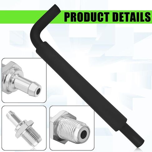 Engine PCV Valve and Hose Kit, Durable PCV Hose Compatible with Camry Corolla Highlander Solara Matrix RAV4 TC XB HS250h, Replace Part Number 12262-28021,12204-28020 in Saudi Arabia