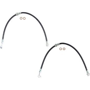 TRQ Brake Hose Set Compatible with 2012-2021 Nissan Versa 2014-2019 Versa Note in Saudi Arabia