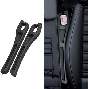 2PCS Car Seat Gap Filler Organizer,Multifunctional Car Gap Filler Organizer Storages Function ,Universal Console Catcher Between Seats Cars Interior Accessories (Balck) in Saudi Arabia