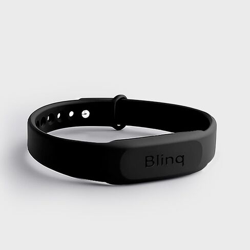 Blinq NFC Wristband - Digital Business Card - Instant Share via Tap - Compatible with iPhone & Android (Black) in Saudi Arabia