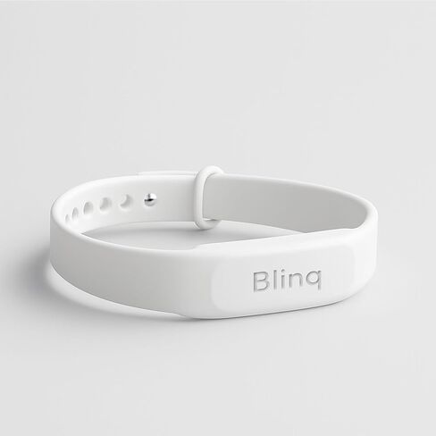 Blinq NFC Wristband - Digital Business Card - Instant Share via Tap - Compatible with iPhone & Android (Black) in Saudi Arabia