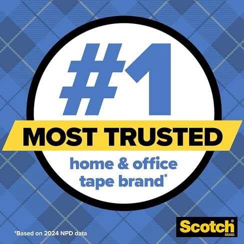 Scotch Wall-Safe Tape, 2 Refill Rolls, Clear Removable Wall Tape with Matte Finish for Hanging Photos, Art, and Décor, 3/4 in x 1,296 in in Saudi Arabia