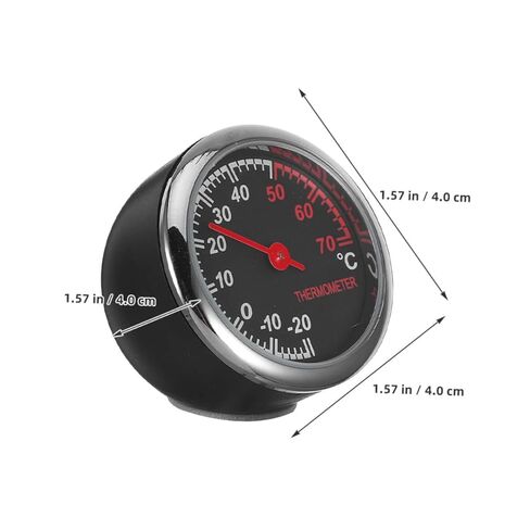2pcs Automotive Temperature Gauge Car Thermometer with Clear Dual Display Vehicle Temp Monitor for Accurate Interior Temperature Reading in Saudi Arabia