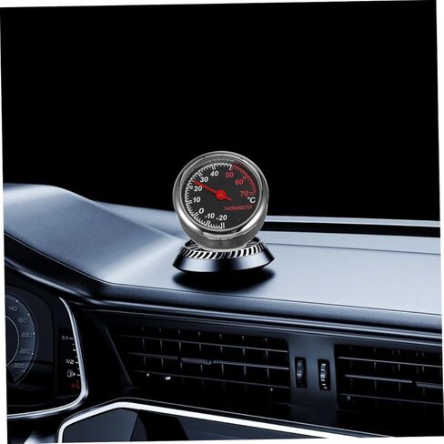 2pcs Automotive Temperature Gauge Car Thermometer with Clear Dual Display Vehicle Temp Monitor for Accurate Interior Temperature Reading in Saudi Arabia