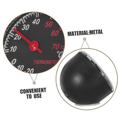 2pcs Automotive Temperature Gauge Car Thermometer with Clear Dual Display Vehicle Temp Monitor for Accurate Interior Temperature Reading in Saudi Arabia