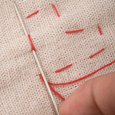 25PCS Big Eye Sewing Needles Set 5 Size Hand Sewing Needles Easy to Thread Stitching Needles 4cm 4 6cm 5cm 5 6cm 6cm in Saudi Arabia