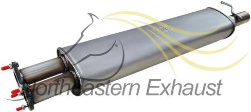 Exhaust Resonator Pipe Compatible for 2007-2014 Volvo XC90 3.2L | Stainless Steel | Northeastern Exhaust | Free Gasket and Sleeve Included | Direct-Fit Replacement in Saudi Arabia