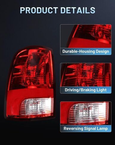 Tail Light Assembly Pair Compatible with Dodge Ram 1500 09-18, 2500 3500 10-18, 1500 Classic 19-22, Replaces CH2819124 CH2818124, Driver & Passenger Side (Halogen Models Only) in Saudi Arabia