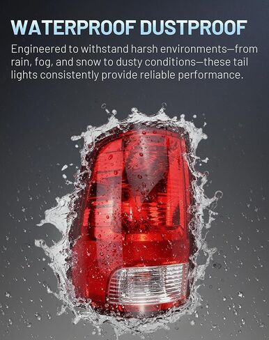 Tail Light Assembly Pair Compatible with Dodge Ram 1500 09-18, 2500 3500 10-18, 1500 Classic 19-22, Replaces CH2819124 CH2818124, Driver & Passenger Side (Halogen Models Only) in Saudi Arabia