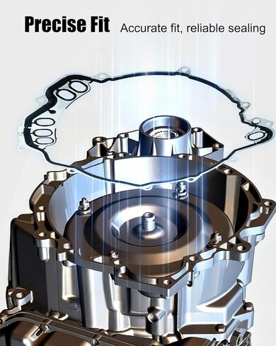 Transmission Filter Gasket Fit for Ford 6F50/6F55 GM 6T70/6T75/6T40 2007-Up Replace 71002028 in Saudi Arabia