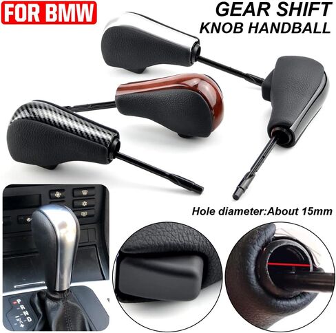مقبض ناقل الحركة الأوتوماتيكي لسيارة BMW E39 E46 E53 E60 E61 E63 E64 E81 E82 E87 E90 E91 E92 E93 E83 ABS من ألياف الكربون (ألياف الكربون قصيرة) in Saudi Arabia