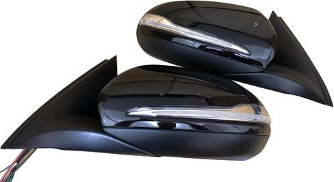 Side Door Mirror Set for 2015-2021 Mercedes Benz GLC Class GLC200 GLC260 GLC300 GLC350 GLC63S - Power Heated, Exterior Replacement Mirrors (Not for GLC Coupe) in Saudi Arabia