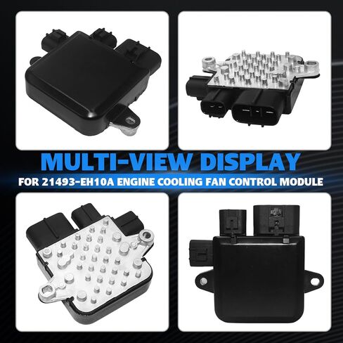 21493-EH10A Engine Cooling Fan Control Module for Infiniti EX35 FX35 EX37 FX37 FX50 G25 G35 G37 M35 M45 M37 M56 Q40 Q50 2006-2017 Nissan 370Z GT-R Juke 2009-2017 Replace 21493-4GA0A 21493-EG000 in Saudi Arabia