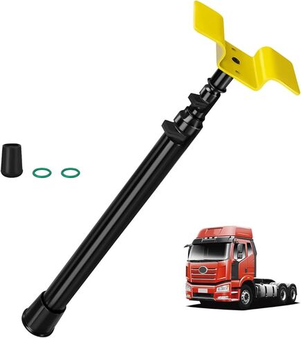 21520 Brake Pedal Depressor Tool & Hood Thruster, Universal Adjustable Truck Pedal Holder (16.5" to 40.8") & Hood Prop Rod - Compatible with Most Heavy Duty Trucks & Vehicles, Replaces 21520 45900 in Saudi Arabia