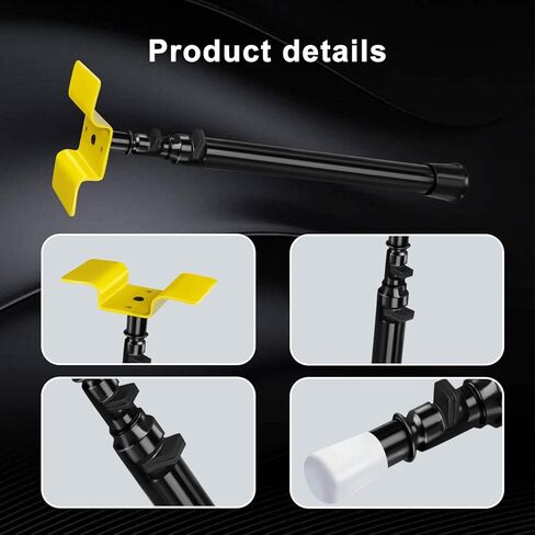 21520 Brake Pedal Depressor Tool & Hood Thruster, Universal Adjustable Truck Pedal Holder (16.5" to 40.8") & Hood Prop Rod - Compatible with Most Heavy Duty Trucks & Vehicles, Replaces 21520 45900 in Saudi Arabia