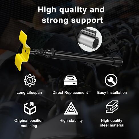 21520 Brake Pedal Depressor Tool & Hood Thruster, Universal Adjustable Truck Pedal Holder (16.5" to 40.8") & Hood Prop Rod - Compatible with Most Heavy Duty Trucks & Vehicles, Replaces 21520 45900 in Saudi Arabia