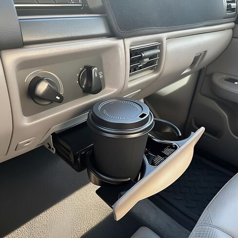 5C3Z-2504810-AAF Brown Dashboard Cup Holder Compatible with F-250 F-350 F-450 F-550 Super Duty 2005 2006 2007 in Saudi Arabia