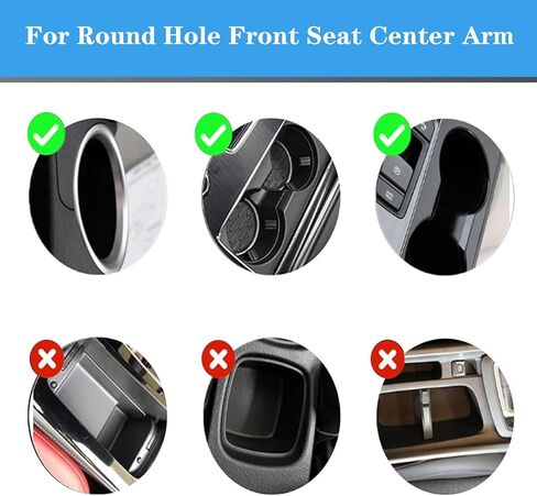 Big Cup Holder Phone Holder for Your car,with Rubber Lining Rotable cupholder Base Safely Hold The Big Water Bottle and Support Cellphone Charge. (BJ-2377B) in Saudi Arabia