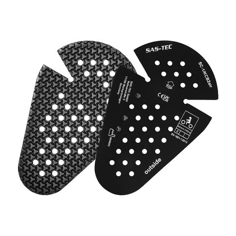 SAS-TEC SC-1/KCB2air CE Level 2 Knee Armor Pads With Side Flex Cuts (Pair) – Ultra-Thin, Breathable Viscoelastic Foam Inserts for Motorcycle Pants, Jackets, ADV & Street Riding Moto Armor in Saudi Arabia