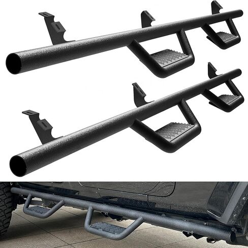 Running Boards Side Steps Compatible with Chevy Colorado & GMC Canyon CrewCab 2015 2016 2017 2018 2019 2020 2021 2022 2023 2024 2025 2026 Anti-Slip Drop Down Step Bar Two Stair Nerf Bars in Saudi Arabia