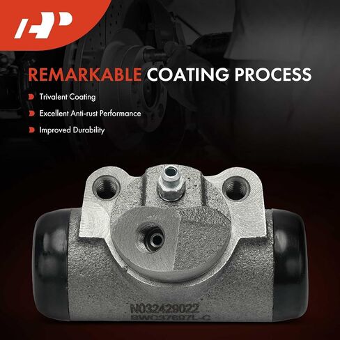 A-Premium Rear Drum Brake Wheel Cylinder Compatible with Select Ford and Mercury Models - Thunderbird 1985-1989, Cougar 1983-1989, 2-PC Set - Replace# E5SZ2262A, E5SZ2261A in Saudi Arabia