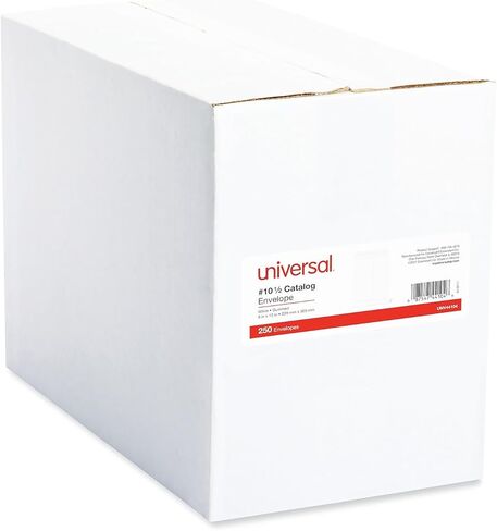 Universal 44104 Catalog Envelope, Center Seam, 9 x 12, White, 250/Box in Saudi Arabia
