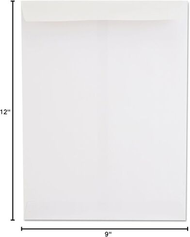 Universal 44104 Catalog Envelope, Center Seam, 9 x 12, White, 250/Box in Saudi Arabia