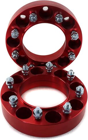 2" Wheel Spacers 8 Lug for Skid Steer Loader, Bolt Pattern 8x8 丨Hub Bore 6"/154mm, Compatible with Bobcat Case CAT John Deere New Holland (Pack of 2) in Saudi Arabia