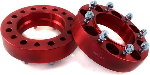 2" Wheel Spacers 8 Lug for Skid Steer Loader, Bolt Pattern 8x8 丨Hub Bore 6"/154mm, Compatible with Bobcat Case CAT John Deere New Holland (Pack of 2) in Saudi Arabia