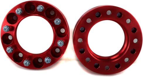 2" Wheel Spacers 8 Lug for Skid Steer Loader, Bolt Pattern 8x8 丨Hub Bore 6"/154mm, Compatible with Bobcat Case CAT John Deere New Holland (Pack of 2) in Saudi Arabia