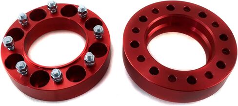 2" Wheel Spacers 8 Lug for Skid Steer Loader, Bolt Pattern 8x8 丨Hub Bore 6"/154mm, Compatible with Bobcat Case CAT John Deere New Holland (Pack of 2) in Saudi Arabia